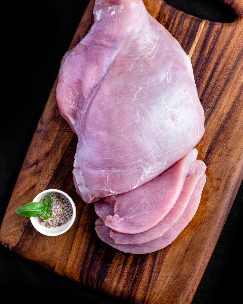 Raw chicken breast